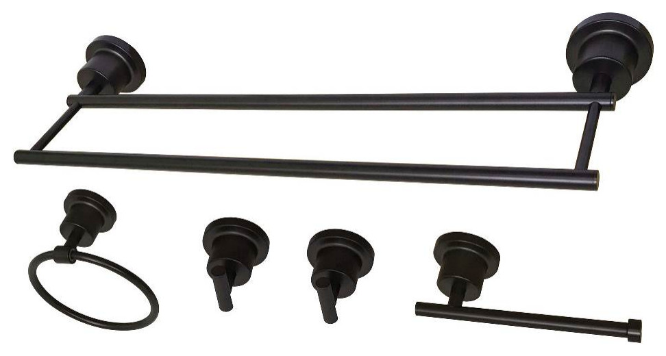 Kingston Brass BAH821330478ORB Concord 5-Piece Bathroom Accessory Set Oil Rubbed Bronze