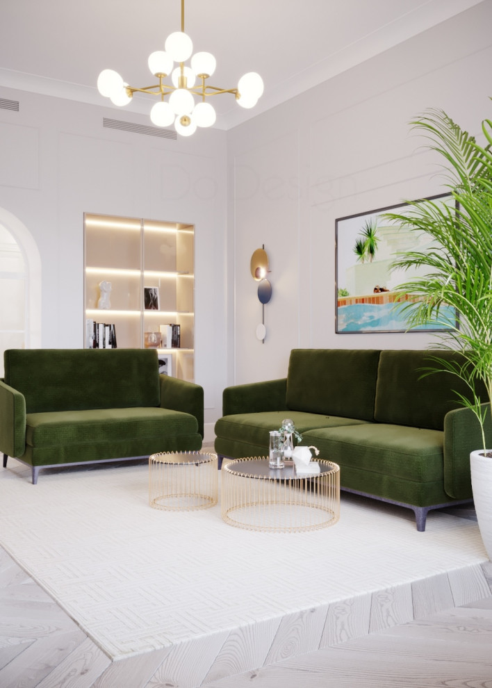 Гостиная. Дизайн-проект квартиры в Москве