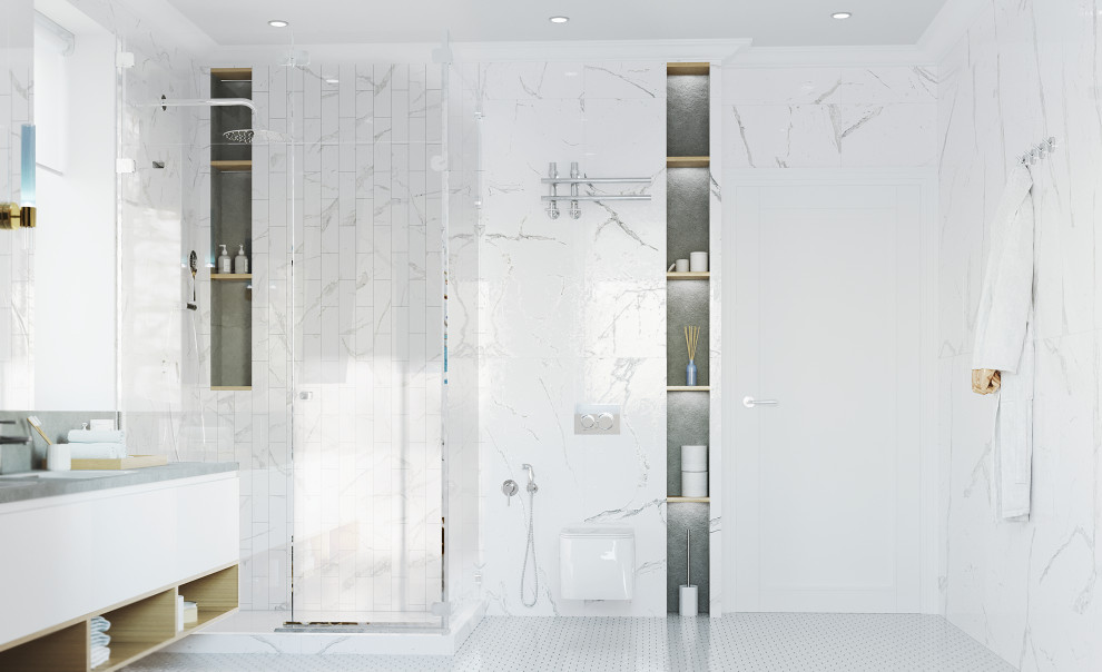 Дизайн проект интерьера коттеджа 140 кв.м.