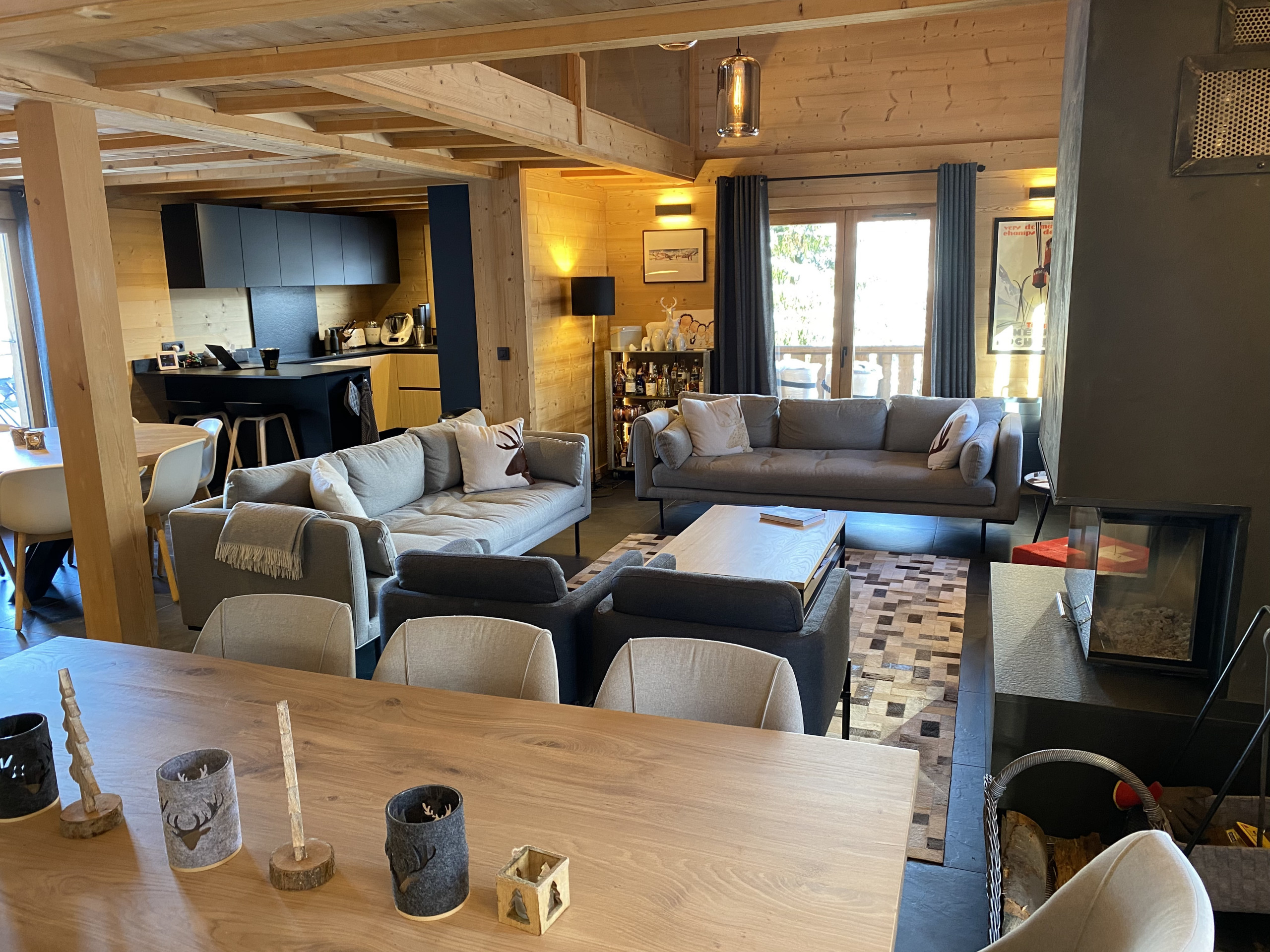 CHALET BOIS ET CONTEMPORAIN