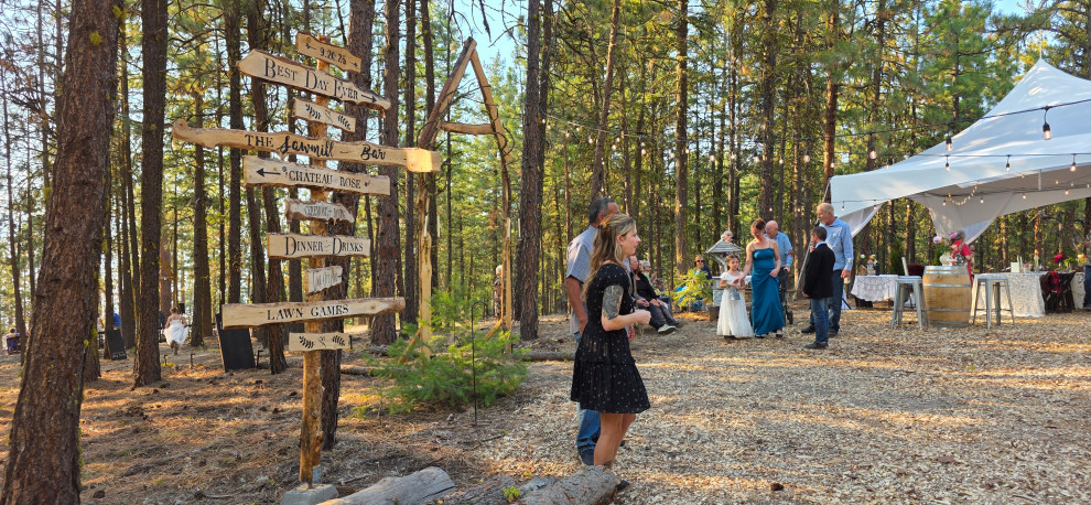 Wedding Design in the Forest of Chelan, WA