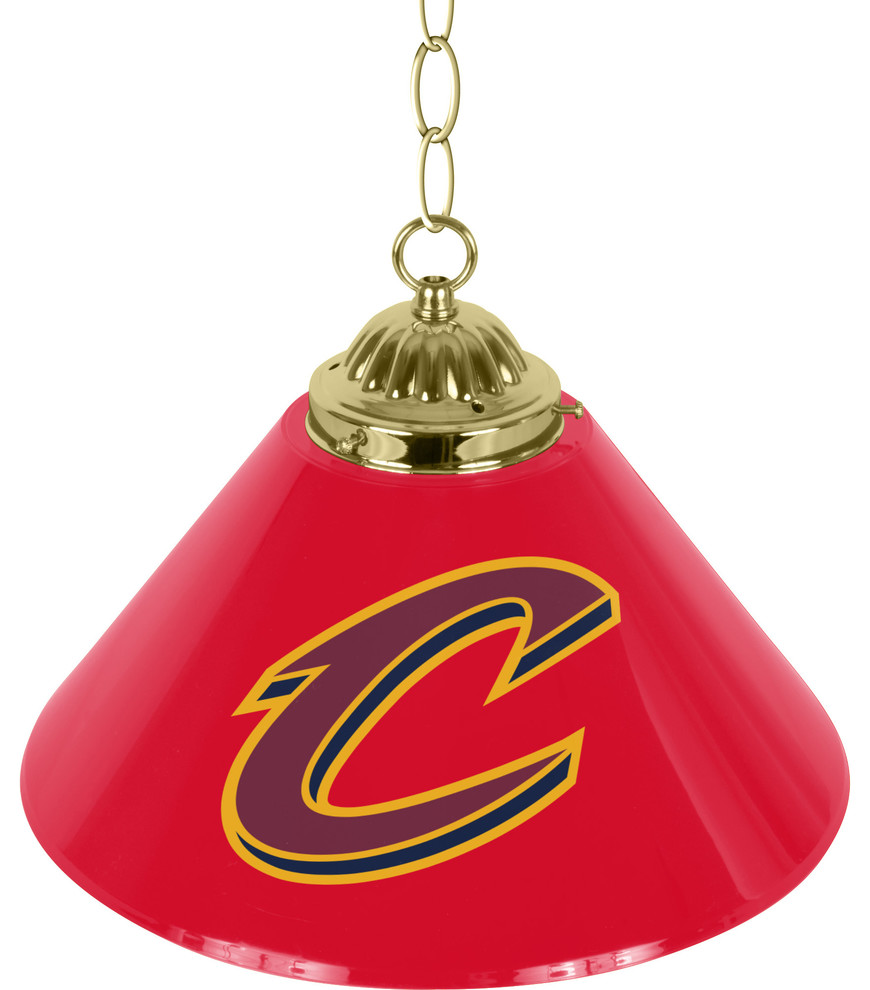Cleveland Cavaliers NBA Single Shade Bar Lamp - 14 inch