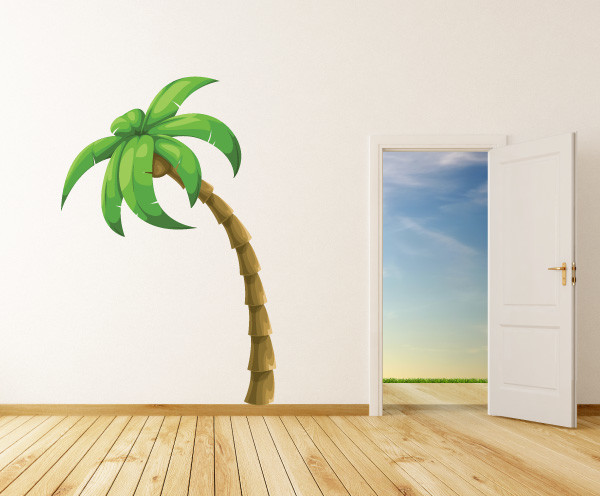Palm Tree Vinyl Wall Decal Palmtreeuscolor001 Contemporary Palm Tree Vinyl Wall Decal Palmtreeuscolor001 10 In