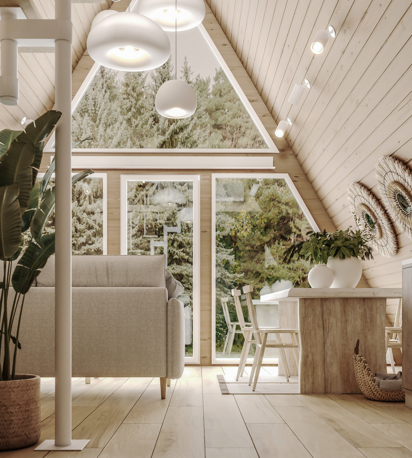 A-Frame домик в подмосковье