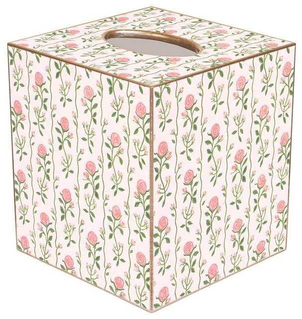 TB631 - Rose Stripe Tissue Box Cover