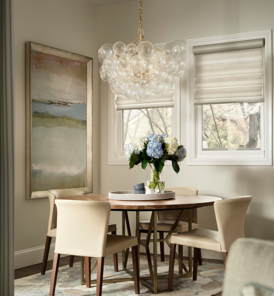 Dining room - transitional dining room idea in Denver