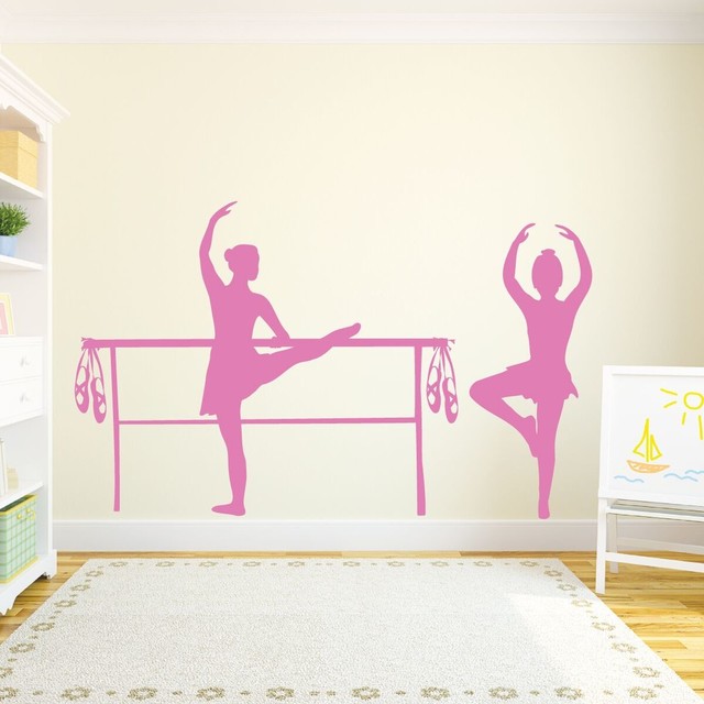 Wall Decal Bella Ballerina Pink Victorian Decals By Wall Decal Bella Ballerina Pink