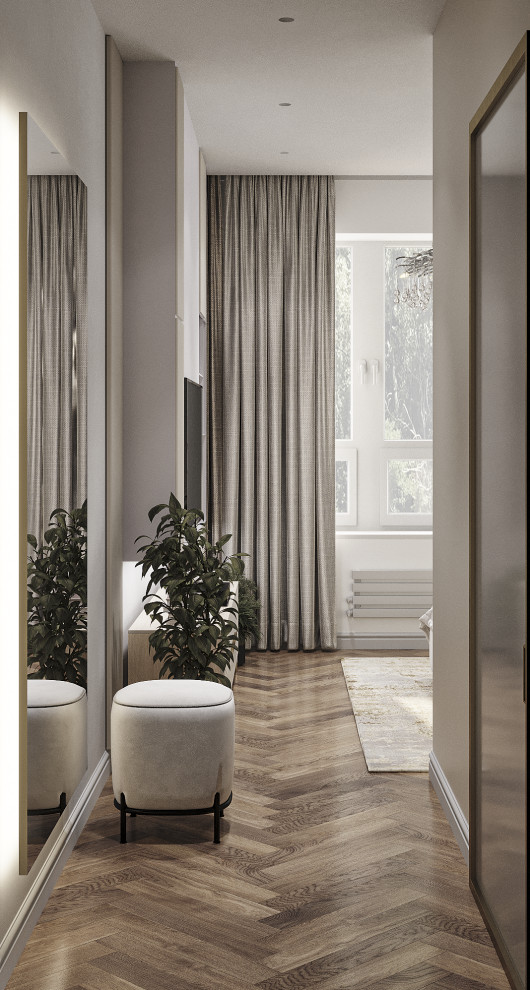 Проект 3-х комнатной квартиры THE WHITE SAVANNAH