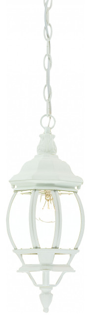 White Glass Globe Hanging Light