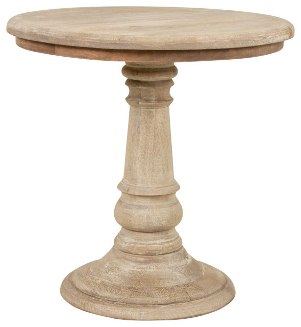Kafe Mango Wood Occasional Table, Light Natural French Country Side