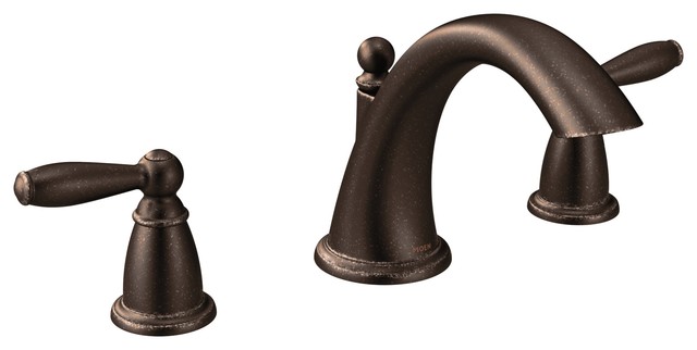 Moen Brantford Two Handle Roman Tub Faucet Traditional Bathtub