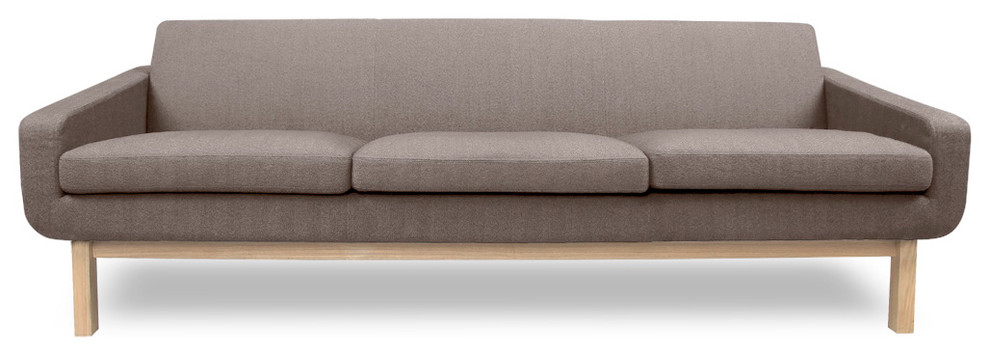Richmond Grey-Brown 3-Seat Couch