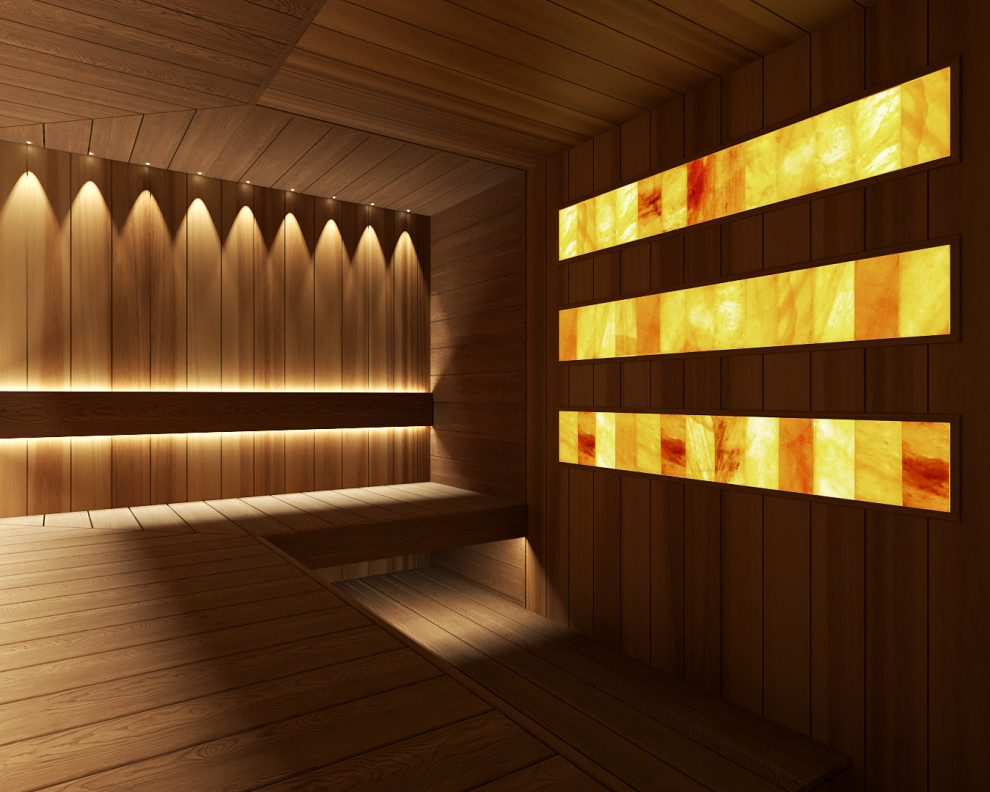 Дизайн-проект сауны с гималайской солью