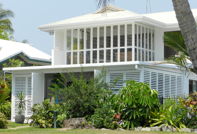 Exterior Aluminum Shutters contemporary-exterior