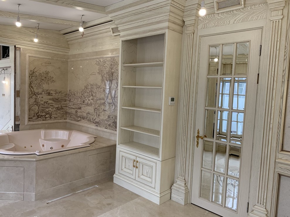 Деревянный интерьер квартиры