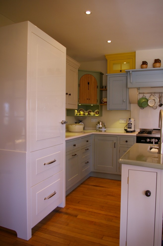 This is an example of an eclectic kitchen in Wiltshire.
