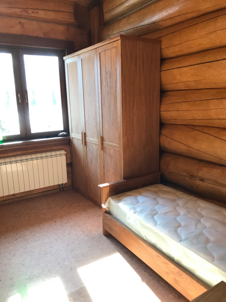 Шкаф для одежды из дуба (шпонированный МДФ)