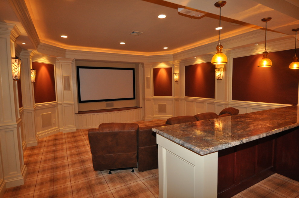 Home Theaters - Eclectic - Home Theater - Philadelphia - by Monogram ...
