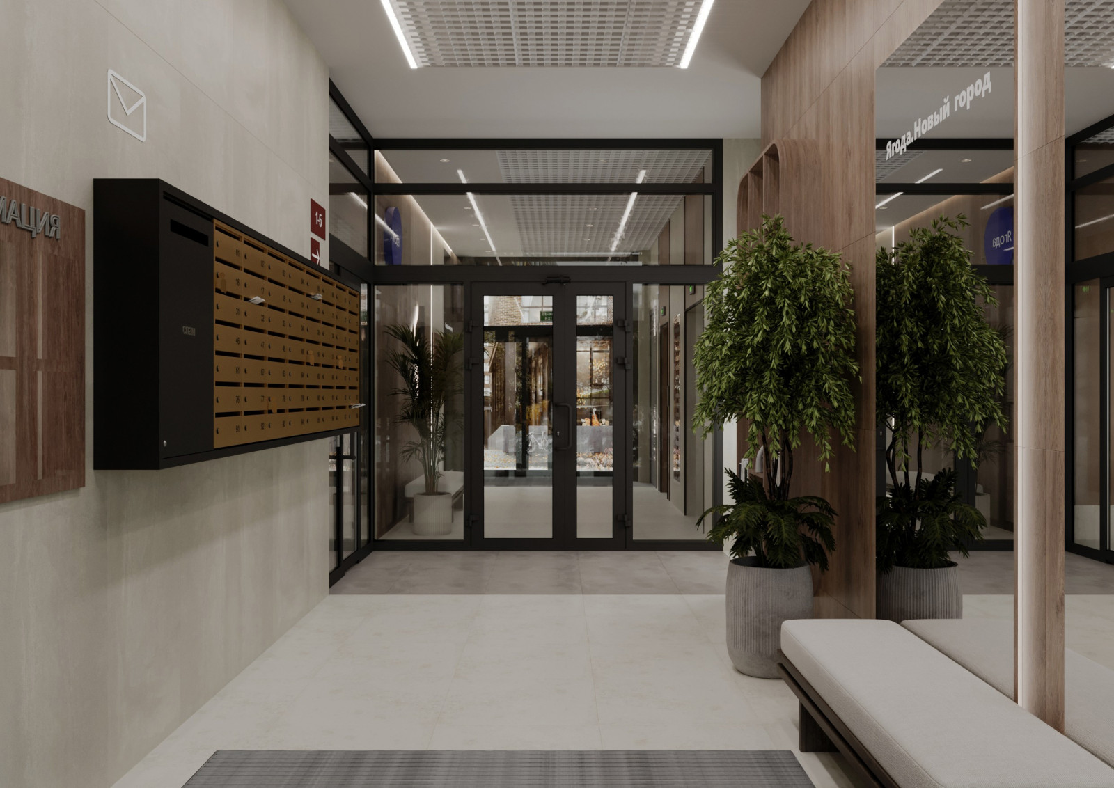 Проект входной группа ЖК "Новый город"