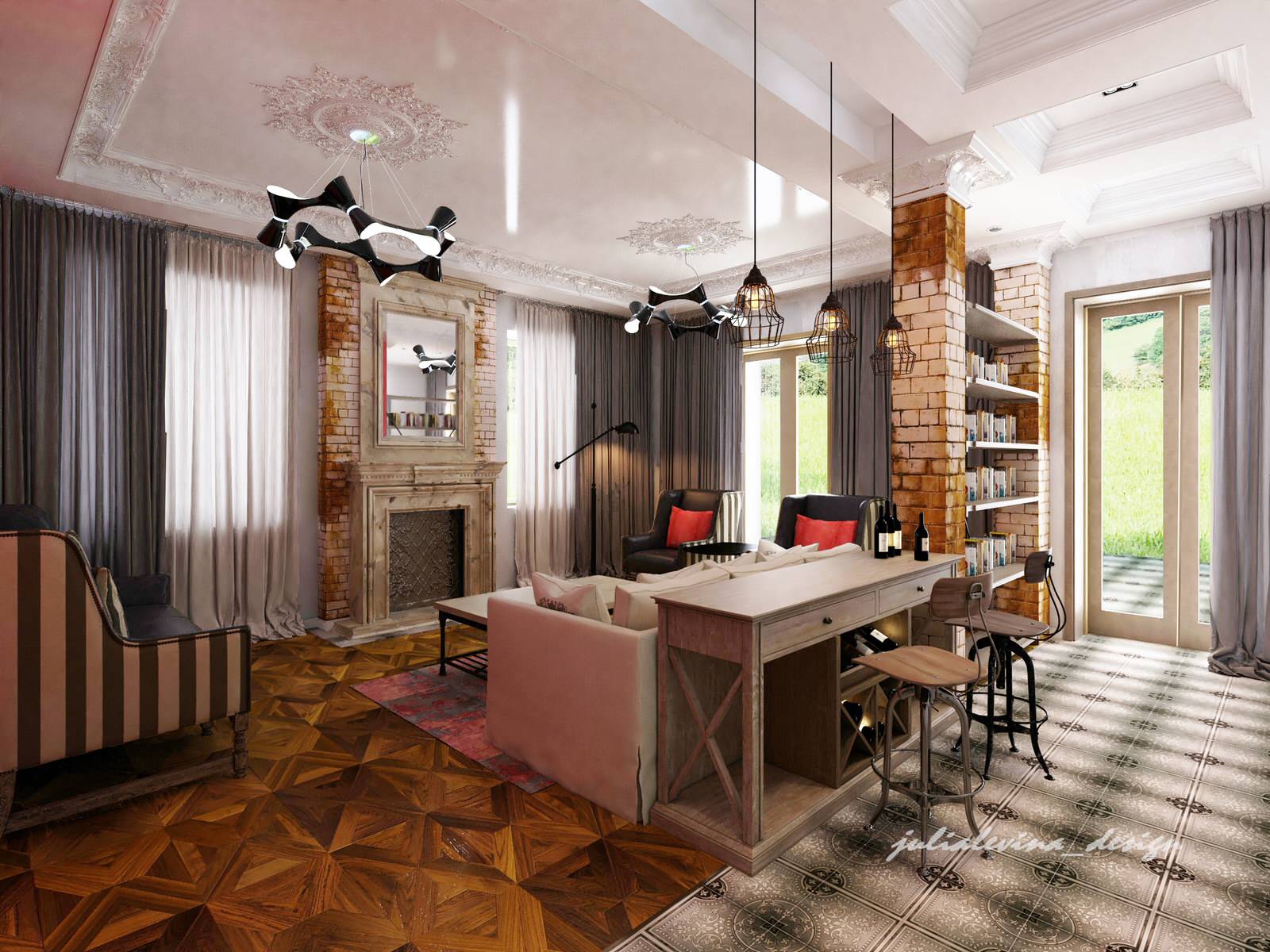 гостиная 2й этаж