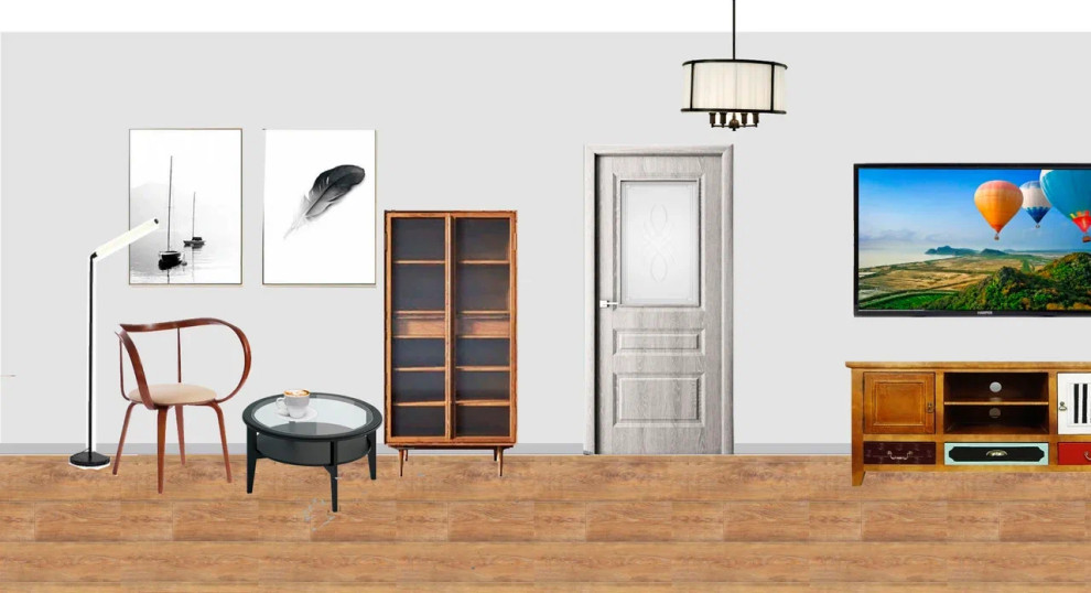 Коллаж - гостиная.