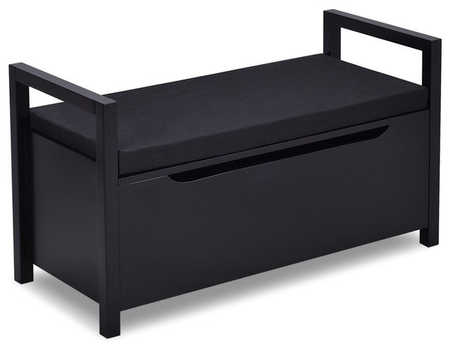 Shoe Bench Hallway Entryway Storage Rack With Cushion Seat Entryway Storage Rack With Cushion Seat
