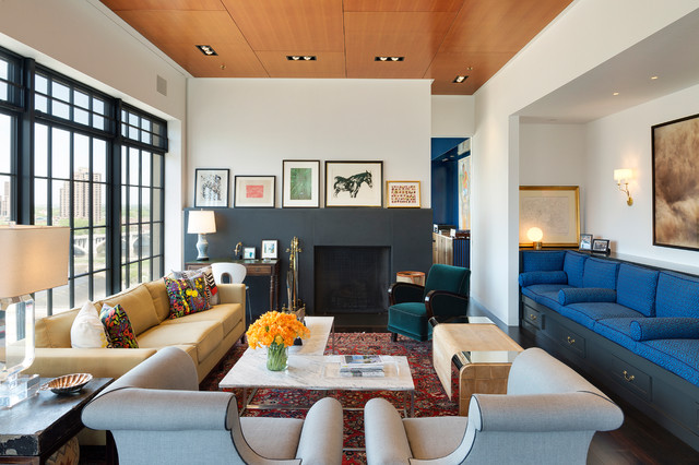 Minneapolis Penthouse clasico-renovado-salon