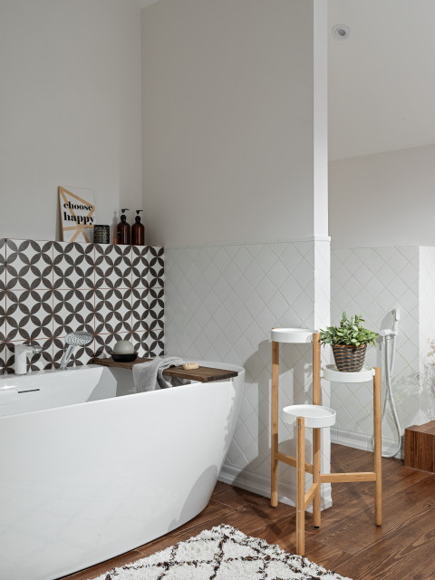 Двухярусная квартира в г.Пушкин modern-badezimmer