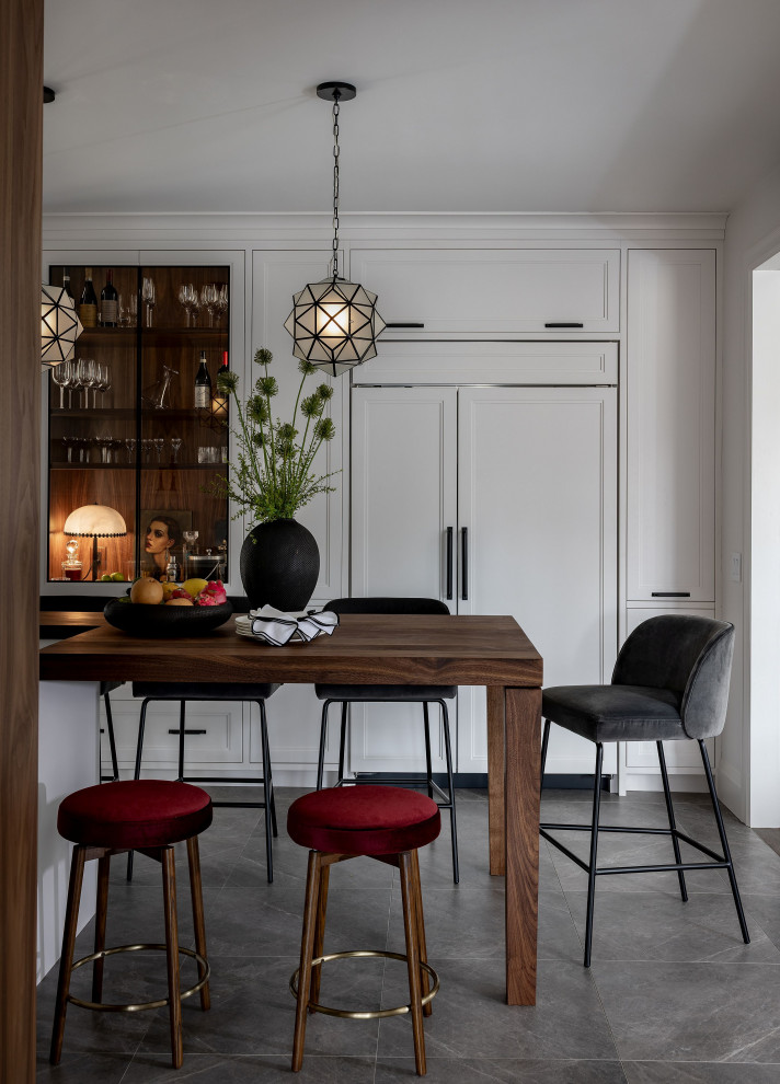 The Sculpted Serenity House - Transitional - Dining Room - Boston - by ...