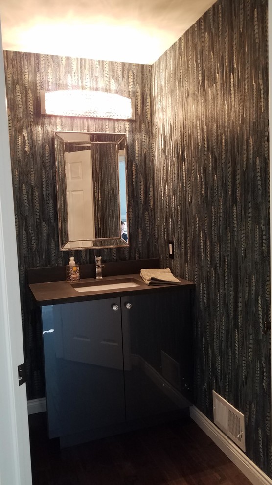 Install: Feathered Powder Room