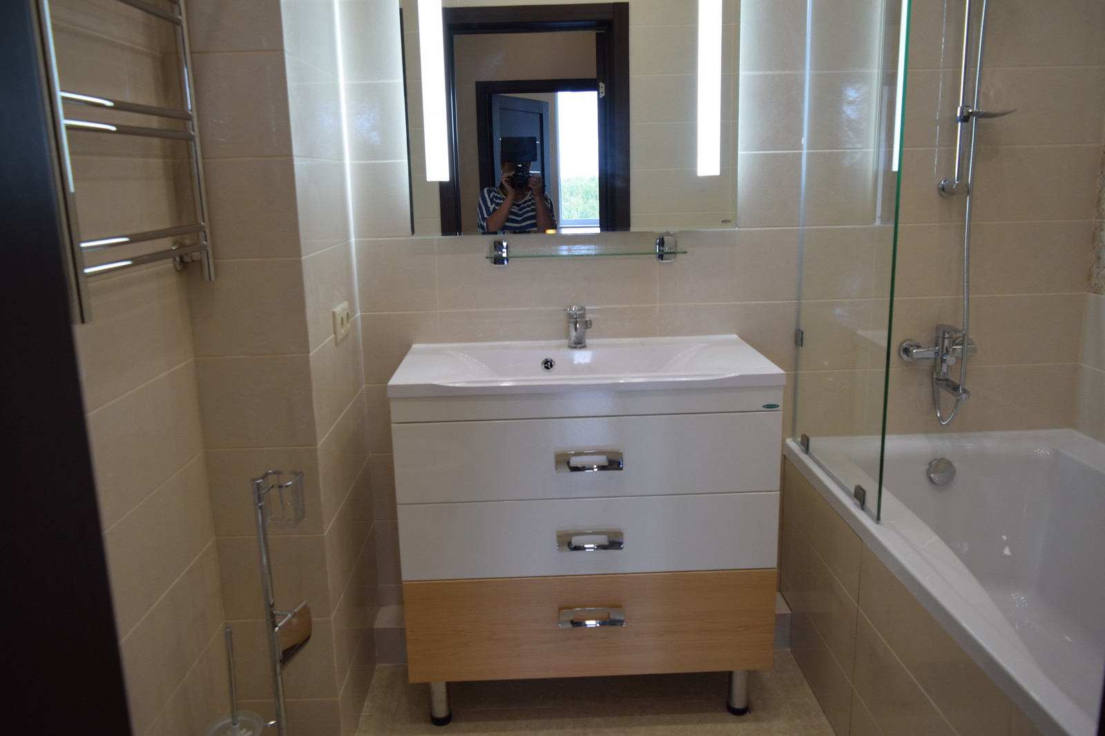 Ванные, душевые комнаты. Работы Компании Бабич.