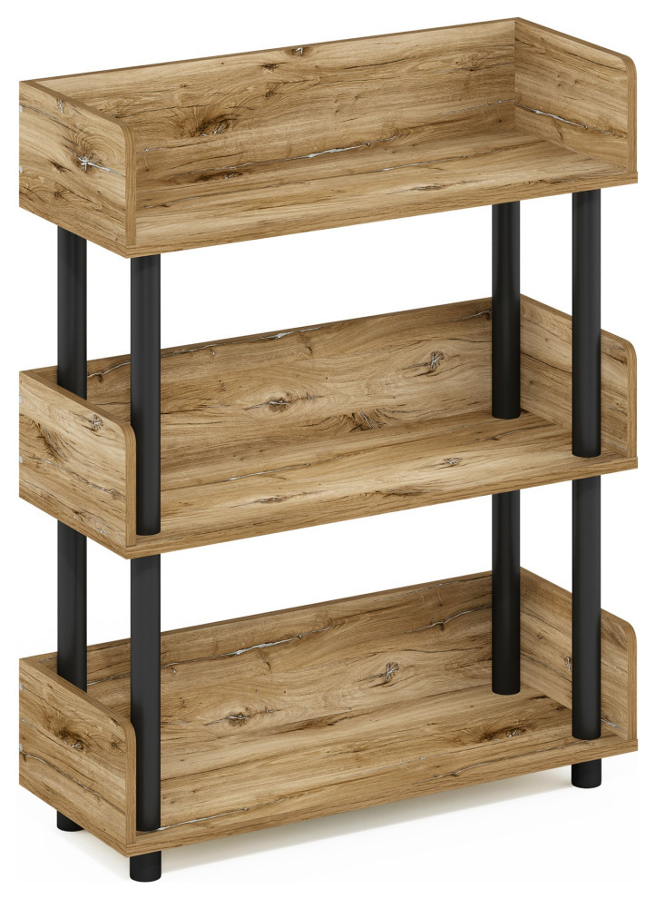 Cube Storage Unit Furinno Turn-N-Tube 3-Tier Side Display Rack