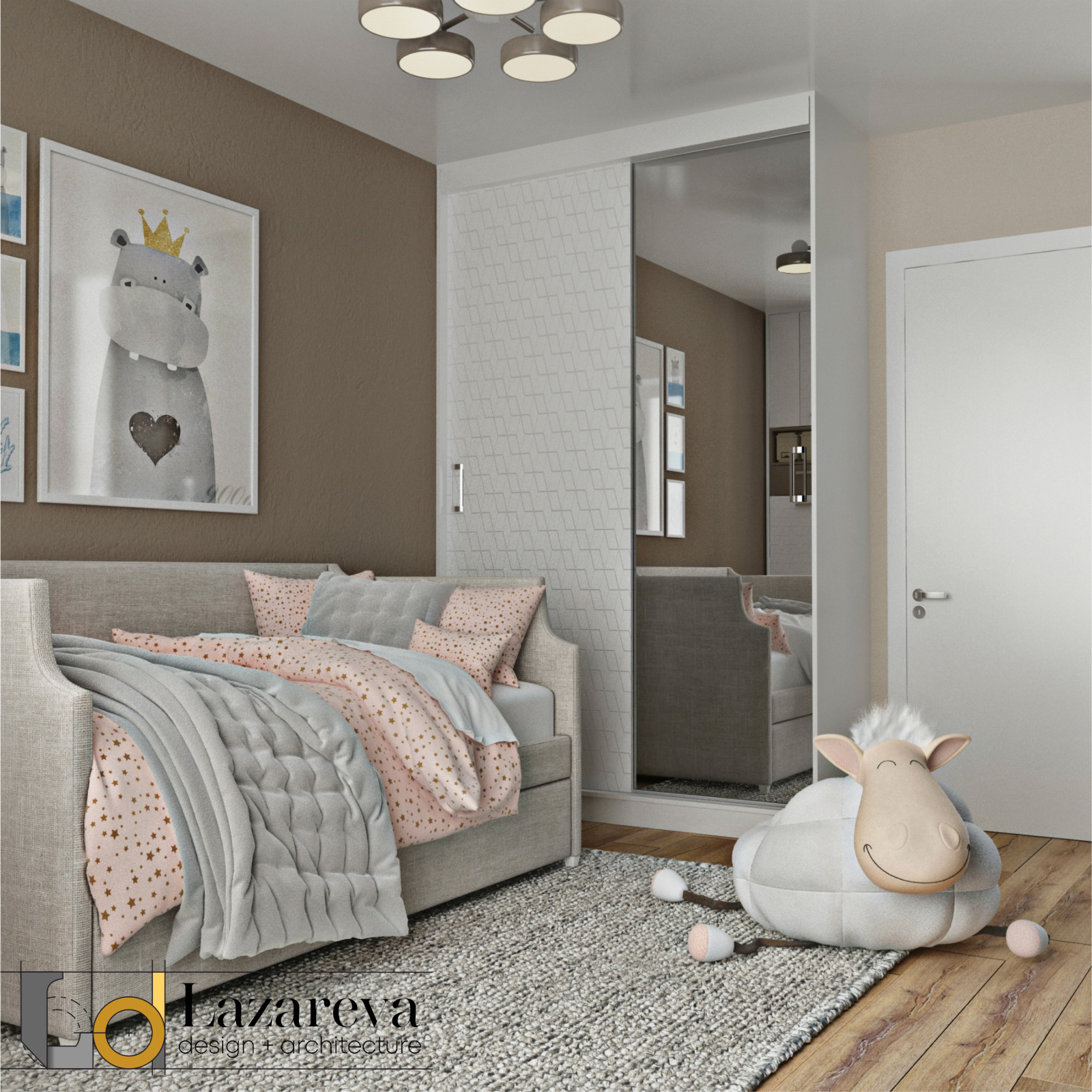 Интерьерное решение проекта "Залетала Канарейка"