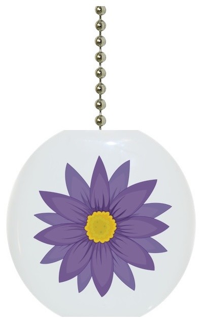 Purple Flower Ceiling Fan Pull