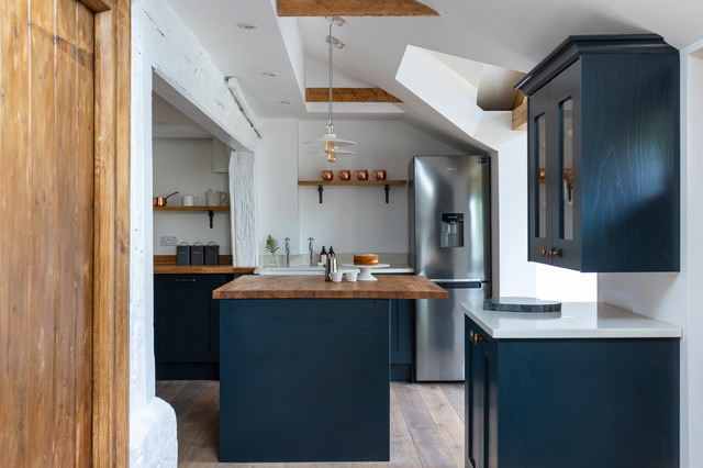 Ivy Cottage - New Oak framed single storey extension country-kitchen