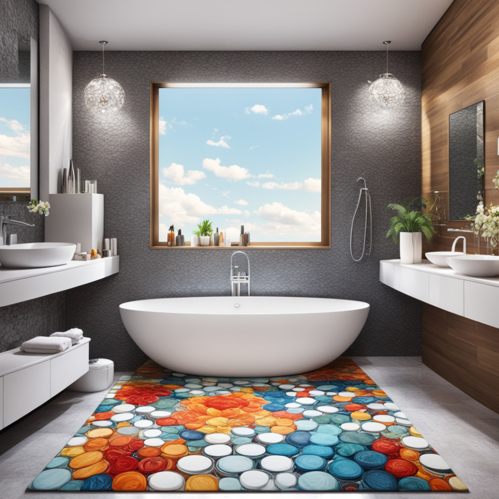 Ванная комната созданная ИИ