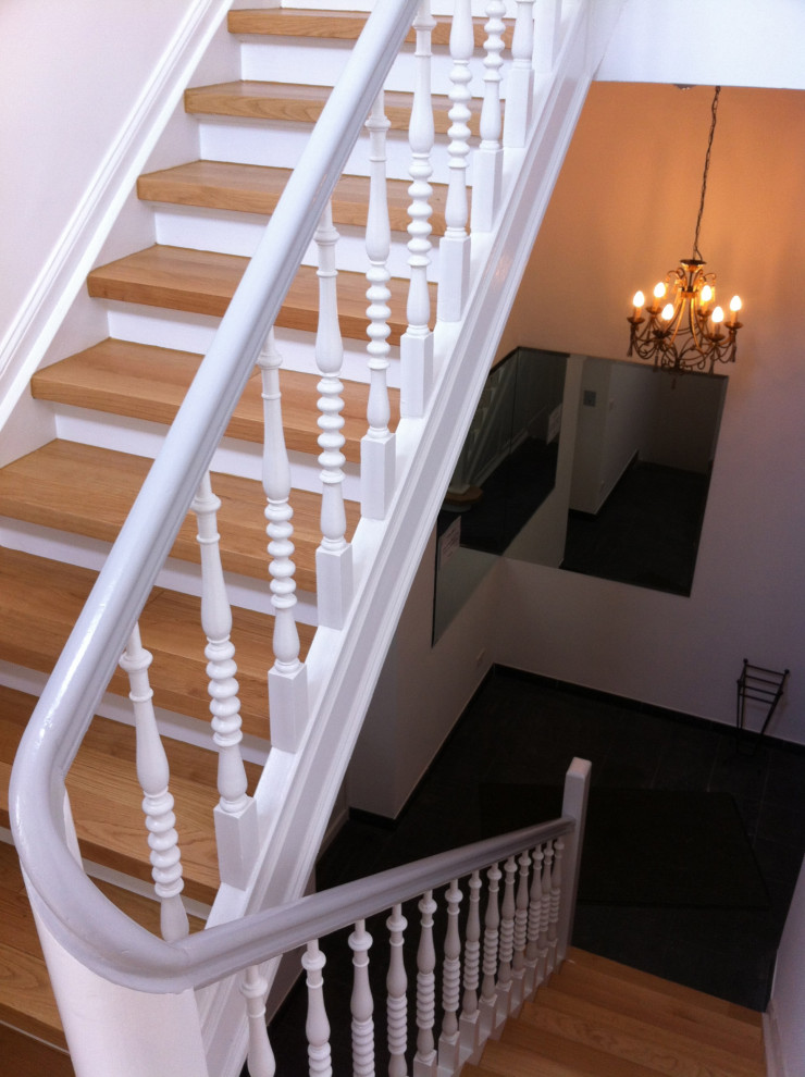 Treppe mit Holz-Setzstufen in Düsseldorf