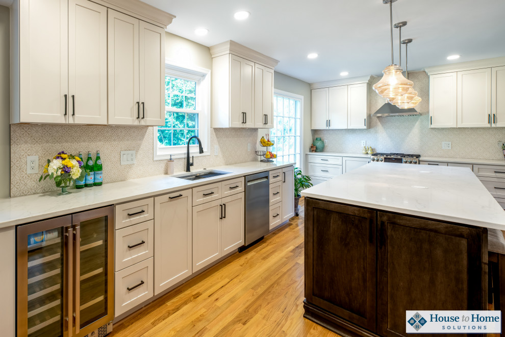 Inspiration for a transitional kitchen remodel in DC Metro