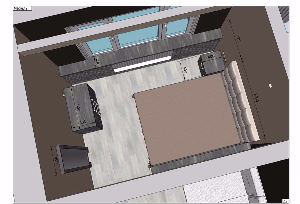 Технический дизайн маленькой квартиры