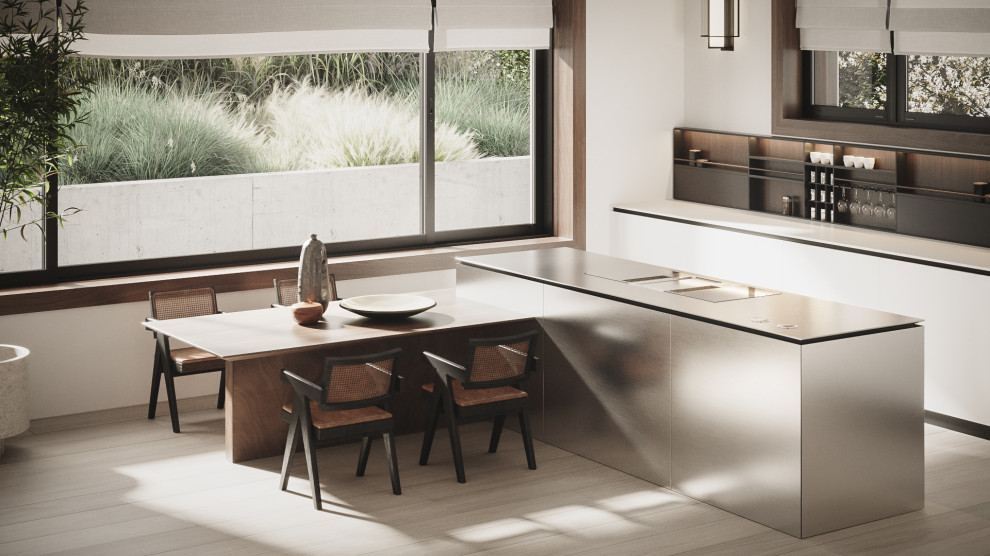 The Whale – Minimalist modern kitchen