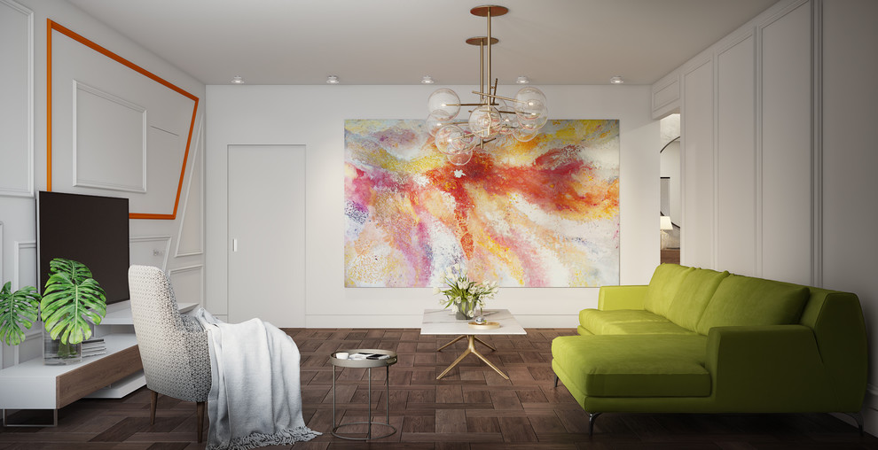 Интерьер в 160м2 ЖК Велтон парк