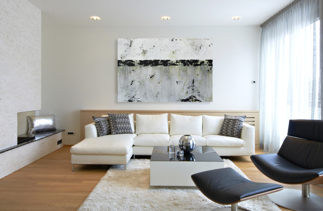 Large Modern Abstract Painting 45x30 for the wall