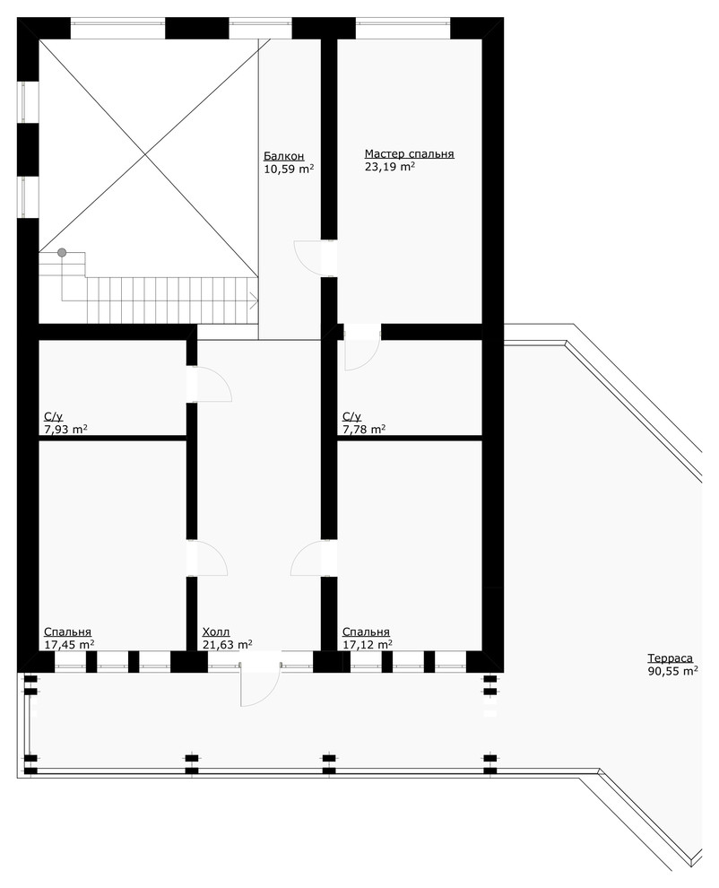 Проект дома в современном стиле