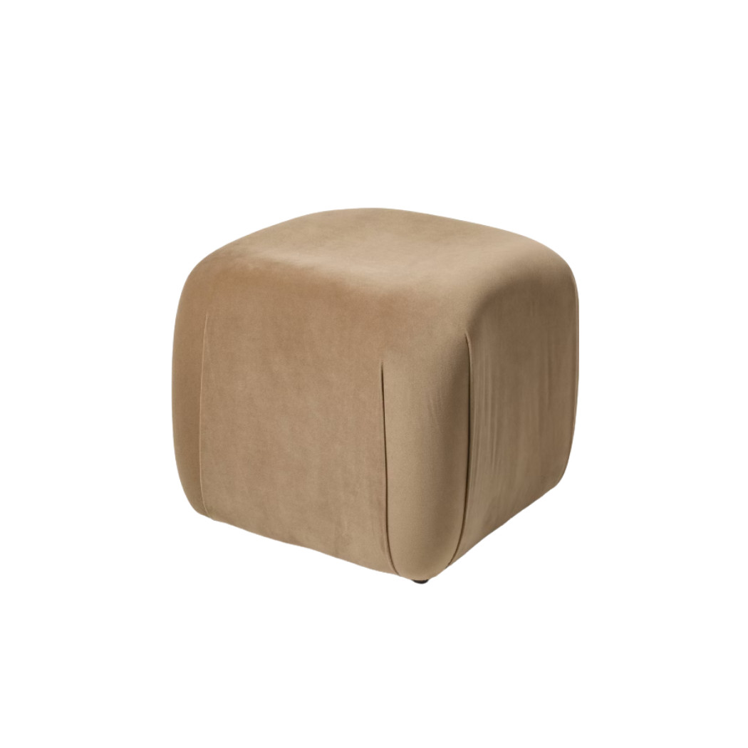 Retailer: Target | Square Velvet Ottoman Tan - Threshold™ designed with Studio McGee