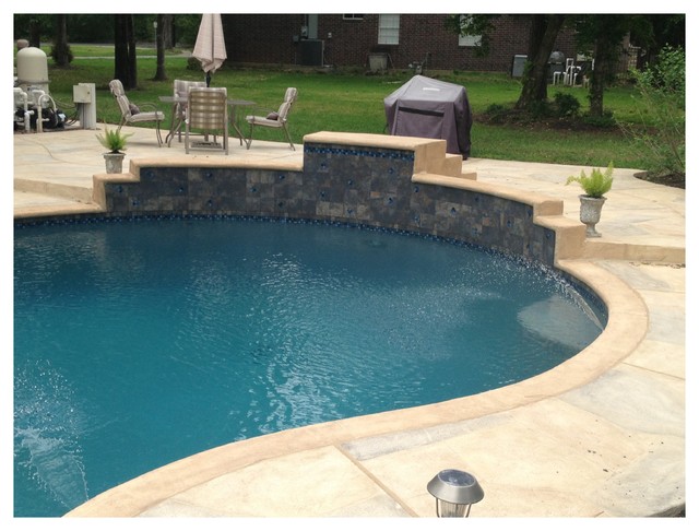 Spring Complete Pool and Spa Remodel klassisk-pool