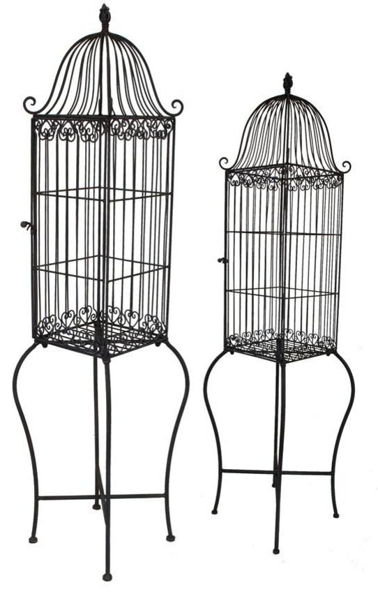 Laurel Birdcages - Set of 2