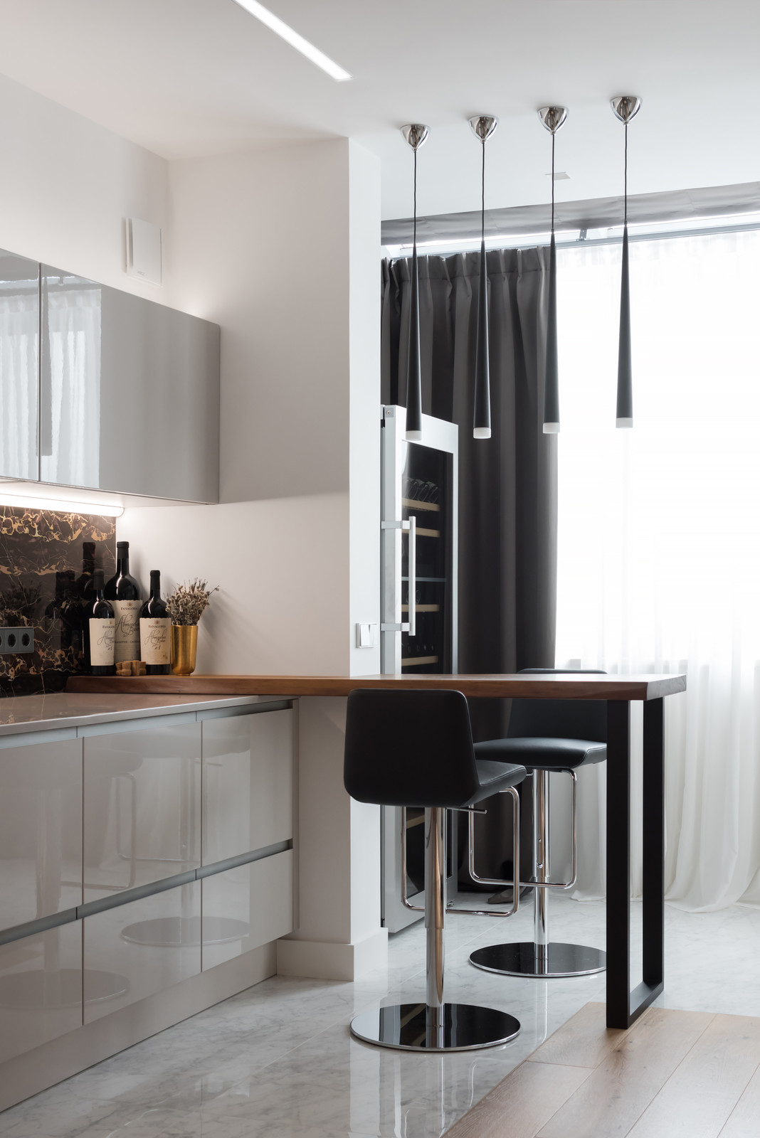 Текстиль в Апартаменты для прогрессивной семейной пары