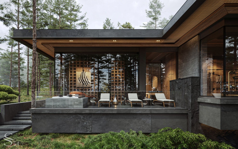 Резиденция в Agalarov Estate – симбиоз природы и современной архитектуры