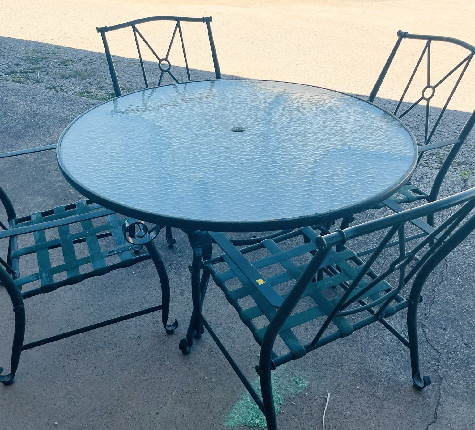 Patio Furniture Vintage Redesign - BEFORE