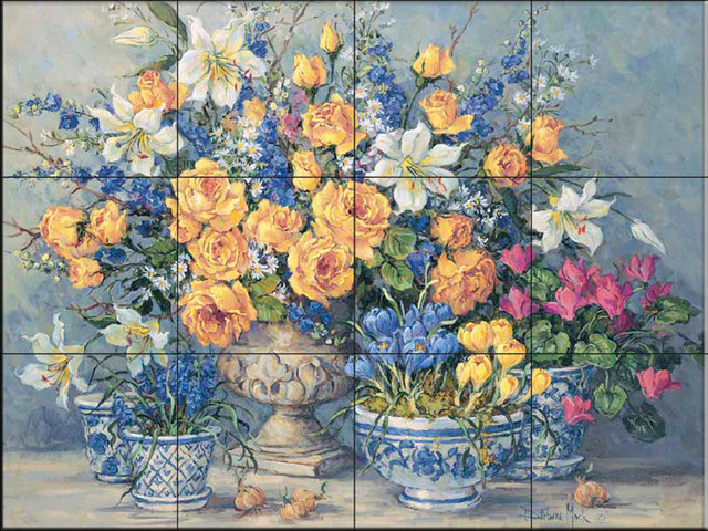 Tile Mural, From Gabrielles by Barbara Mock
